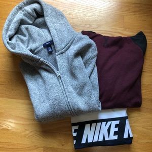 3 youth XL long sleeve items